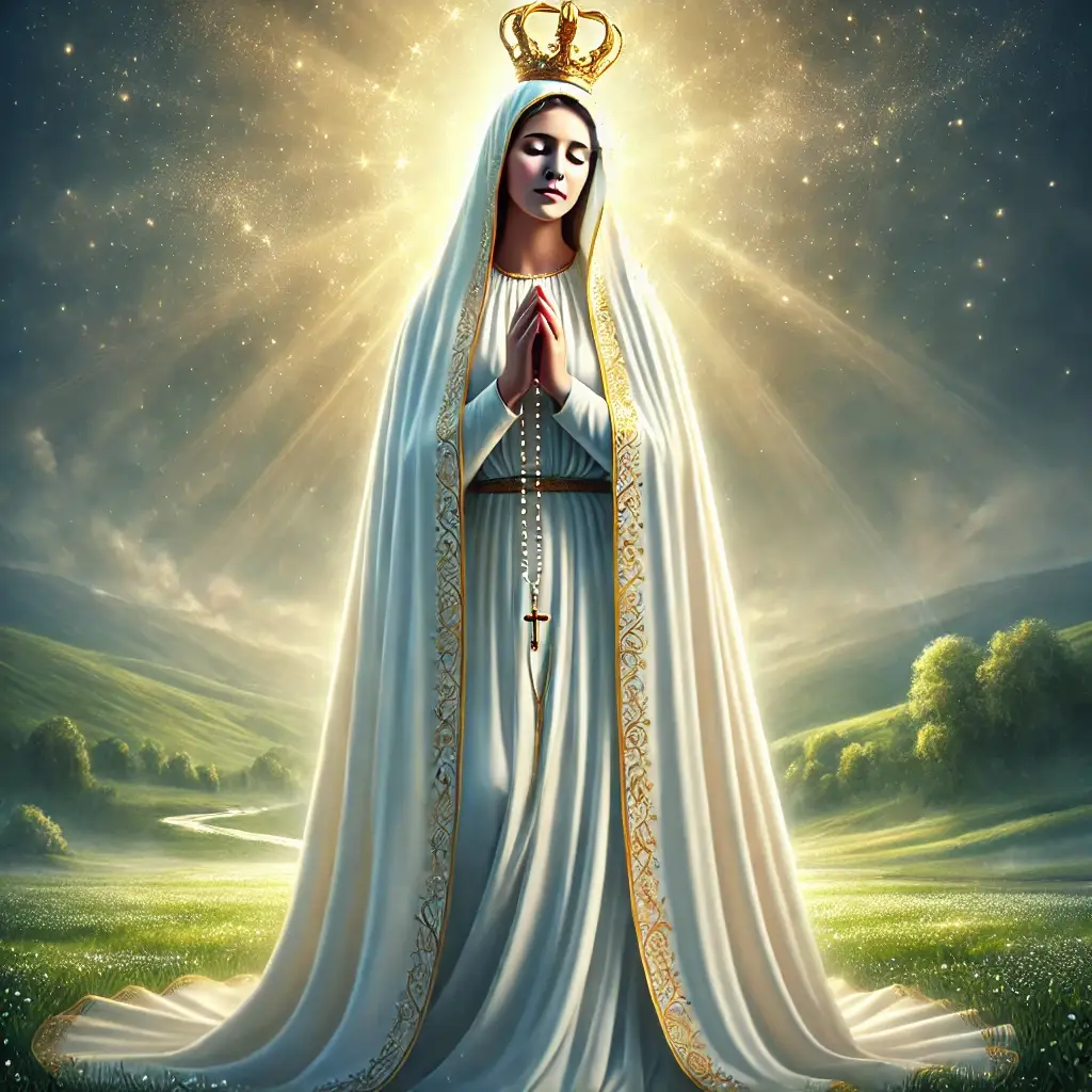 Here is an image of Our Lady of Fatima